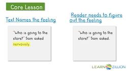 Reading with Feeling: Showing Character Emotions through Voice Instructional Video