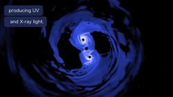 Simulation Reveals Spiraling Supermassive Black Holes Instructional Video