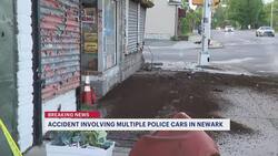 Multiple Bloomfield police cars totaled following Newark crash News Clip