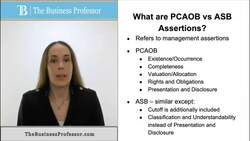 Auditing - PCOAB vs ASB Assertions Instructional Video