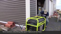 Nova Scotians determined to rebuild what Fiona destroyed News Clip