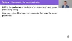Understand that different shapes can have the same perimeter Instructional Video