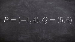 Learn how to write a vector in component form given the initial and terminal point Instructional Video