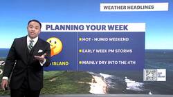 Summer-like feel this week on Long Island; some storms arrive before Independence Day News Clip