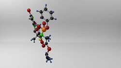 Sofosbuvir molecule. Stock Footage