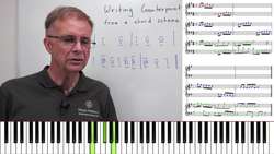 Writing Counterpoint from a Chord Scheme - Music Composition Instructional Video