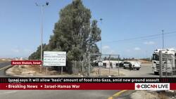 Israel says it will allow ‘basic’ amount of food into Gaza amid new ground assault News Clip