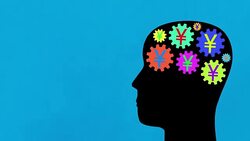 Multi colored yen thoughts Stock Footage