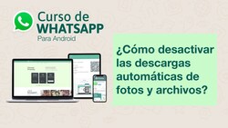 Cómo desactivar las descargas automáticas de fotos y archivos en Whatsapp (Android) Instructional Video