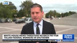 Trump administration warns some federal workers may not be paid after shutdown ends News Clip