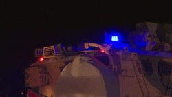 CLEAN : Convoy of Turkish backed Syrian fighters arrives near the border with Syria News Clip