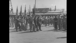 General Mark Clark leaves South Korea News Clip