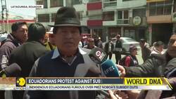 Ecuadorians Protest Against Subsidy Cuts; Clashed with Police, Set Station on Fire News Clip
