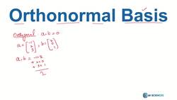 Data Science and Machine Learning (Theory and Projects) A to Z - Mathematical Foundation: Orthonormal Basis Instructional Video