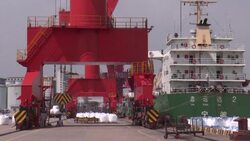 CLEAN : STOCKSHOTS: China's Zhangjiagang shipping port News Clip