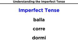 Imperfect Tense in Italian: L'imperfetto Instructional Video