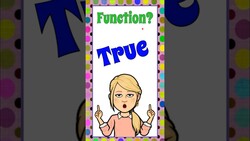 Function: True or False | HS.F-IF.A.1 Instructional Video