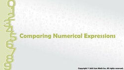 Comparing Numerical Expressions Instructional Video