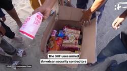 Israeli troops open fire as starved Palestinians storm US-backed aid centre News Clip