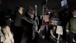 Pro-Palestinian demonstration held outside US ambassador’s residence in Dublin News Clip