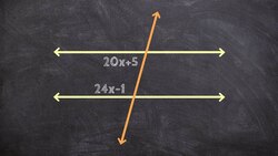 Using Consecutive Interior Angles to Find the Value of X Instructional Video