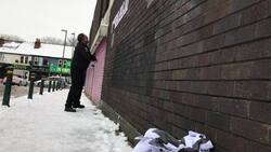 Street art depicting Boris strung up removed News Clip