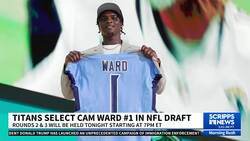 2025 NFL Draft: Cam Ward goes #1 to Titans News Clip
