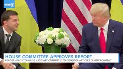 House Intel Committee Approves Impeachment Inquiry Report News Clip