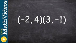 Given two points write the equation in slope intercept form ex 3 Instructional Video