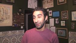 Moroccan man celebrates the donkey with a museum Instructional Video