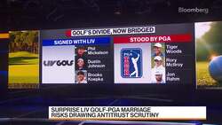 LIV Golf-PGA Marriage Risks Drawing Antitrust Scrutiny News Clip