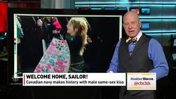 Canadian naval same-sex history: 1st kiss ashore News Clip