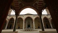 The Three Serefeli Mosque in Edirne, Turkey Stock Footage