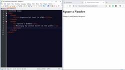 HTML Tutorial for Beginners(2022) - Superscript Text Instructional Video