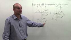 What are even and odd trigonometric functions Instructional Video