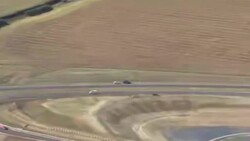 Aerials of proposed new post-Brexit Ashford customs clearance lorry park News Clip