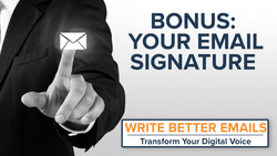 Email: Bonus: Your Email Signature Instructional Video