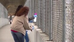 CLEAN : Coronavirus: Mexican health workers disinfects international bridge at US border News Clip