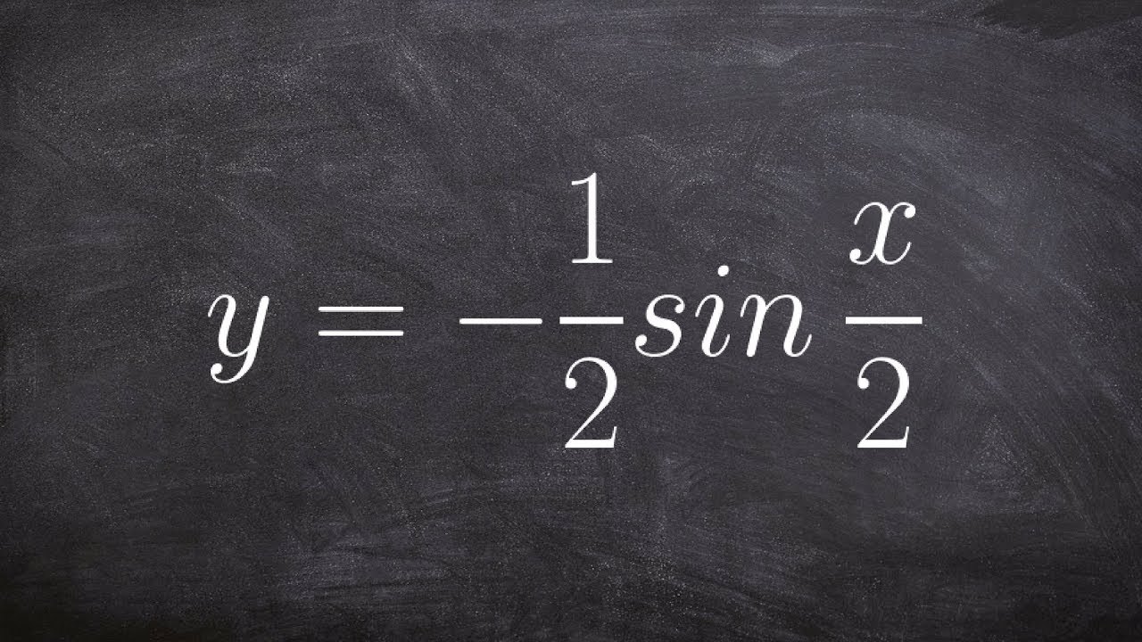 Graphing a Sine Graph with Transformations | Maths