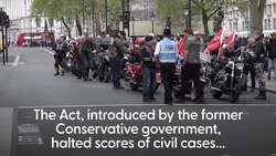 Treatment of veterans ‘absolutely disgusting’ say bikers in Legacy Act protest News Clip