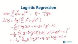 Data Science and Machine Learning (Theory and Projects) A to Z - Mathematical Derivations for Math Lovers (Optional): Logistic Regression Derivation Instructional Video