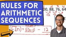 Explicit and Recursive Rules for Arithmetic Sequences Instructional Video