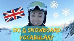 ENGLISH VOCABULARY LESSONS: Ski & Snowboarding Equipment #1 Instructional Video