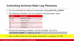 Oracle Database Administration from Zero to Hero - Managing the Archived Redo Log Files (Part 2 of 2) Instructional Video