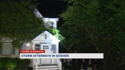 Storm leaves wake of downed tree and power outage in Orange County News Clip