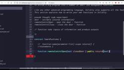 The Complete Solidity Course - Zero to Advanced for Blockchain and Smart Contracts - How to Write Functions in Solidity Instructional Video