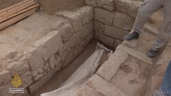 Gaza excavation: Ancient Roman burial ground uncovered News Clip