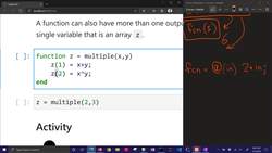 Matlab 👩‍💻 Functions Instructional Video