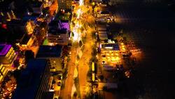 Drone Discovers Rimini: Italy's Ancient Adriatic Haven Stock Footage