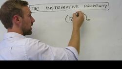 How to Distribute when the Number is Behind the Parenthesis Instructional Video